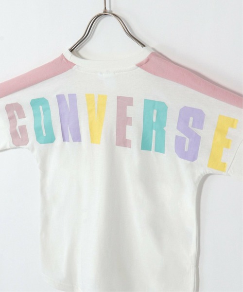 CONVERSE ALL STAR(コンバースオールスター)の「【キッズ】CONVERSE コンバース 裾ラウンドロンT(130~160cm)(Tシャツ/カットソー・キッズ・ホワイト/ブラック・130/140/150/160)」の8枚目の写真