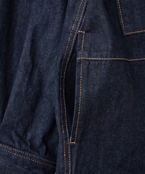 CIAOPANIC（チャオパニック）の「デニムワークジャケット（デニムジャケット・レディース・インディゴブルー/ブルー・FREE）」の4枚目の写真