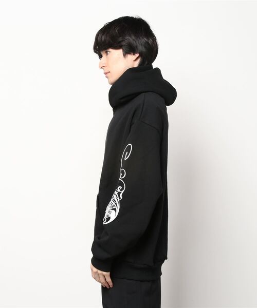 AFIELD OUT（アフィールドアウト）の「SPIDERWEB HOODIE（パーカー・メンズ・サンドベージュ/ブラック・XL/L/M）」の5枚目の写真