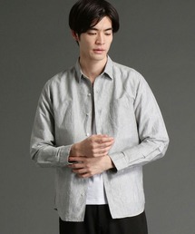 HIDEAWAYS NICOLE | 先染めリネンワッシャーシャツ(シャツ/ブラウス)