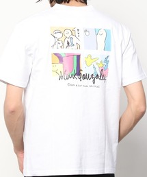 Mark Gonzales/マークゴンザレス "4illustration" プリントTシャツ