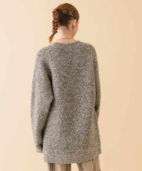 ROSIEE（ロージー）の「ROSIEEラメンジラメニット（ニット/セーター・レディース・グレー/ブルー/ベージュ・FREE）」の18枚目の写真