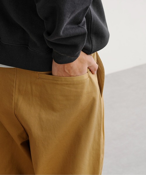 CPCM（シーピーシーエム）の「1タックワイドチノパンツ（チノパンツ・メンズ・ホワイト/ブラック/アイボリー/ベージュ・MEDIUM/LARGE）」の20枚目の写真