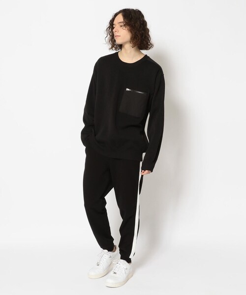 AVIREX(アヴィレックス)の「フレックス ライン パンツ / FLEX LINE PANTS / アヴィレックス / AVIREX(スウェットパンツ・メンズ・ブラック/ライトブルーグレー・MEDIUM/LARGE/X-LARGE/XX-LARGE)」の11枚目の写真