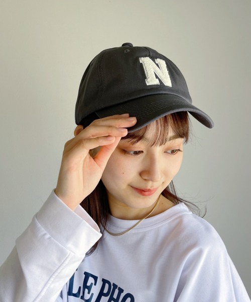 CLEA（クレア）の「【全15柄】アルファベットロゴ刺繍キャップ◇（キャップ・レディース・ブルー系その他/ブラック系その他2/ブラック系その他3/グレー系その他3/ベージュ系その他2/ベージュ系その他3/ベージュ系その他5/グリーン系その他5/グリーン系その他6/ブルー系その他2/ブルー系その他3/ベージュ系その他/グリーン系その他/ブラック系その他/グレー系その他・FREE）」の6枚目の写真