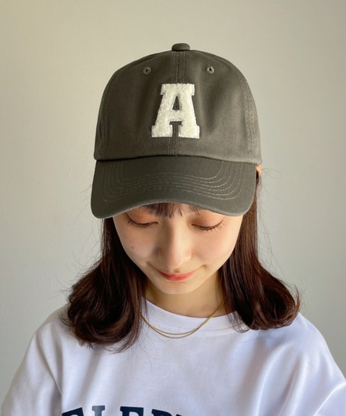 CLEA（クレア）の「【全15柄】アルファベットロゴ刺繍キャップ◇（キャップ・レディース・ブルー系その他/ブラック系その他2/ブラック系その他3/グレー系その他3/ベージュ系その他2/ベージュ系その他3/ベージュ系その他5/グリーン系その他5/グリーン系その他6/ブルー系その他2/ブルー系その他3/ベージュ系その他/グリーン系その他/ブラック系その他/グレー系その他・FREE）」の10枚目の写真