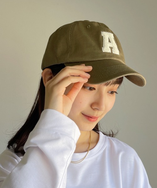 CLEA（クレア）の「【全15柄】アルファベットロゴ刺繍キャップ◇（キャップ・レディース・ブルー系その他/ブラック系その他2/ブラック系その他3/グレー系その他3/ベージュ系その他2/ベージュ系その他3/ベージュ系その他5/グリーン系その他5/グリーン系その他6/ブルー系その他2/ブルー系その他3/ベージュ系その他/グリーン系その他/ブラック系その他/グレー系その他・FREE）」の11枚目の写真