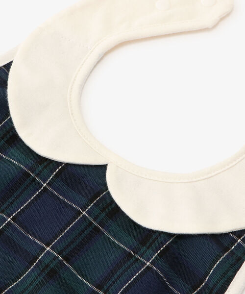 Afternoon Tea（アフタヌーンティー）の「おめかしスタイ（スタイ/よだれかけ・キッズ・ネイビー/グレー・ONE SIZE）」の13枚目の写真