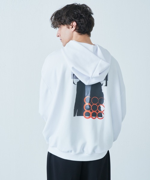 Lui's（ルイス）の「TAKE OVER プリントフーディー（パーカー・メンズ・ホワイト/ブラック/ロイヤルブルー・SMALL/MEDIUM）」の18枚目の写真