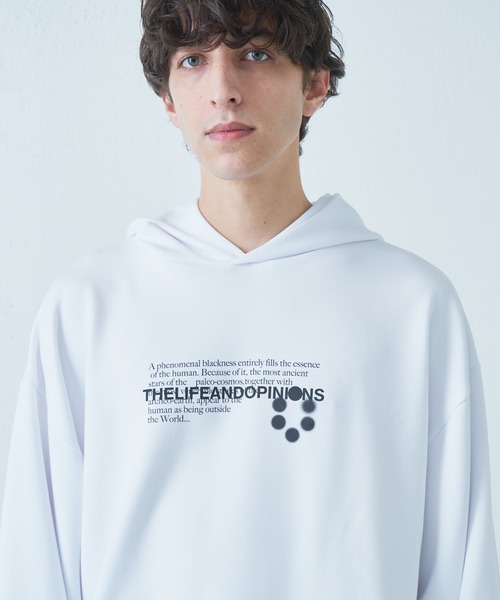 Lui's（ルイス）の「TAKE OVER プリントフーディー（パーカー・メンズ・ホワイト/ブラック/ロイヤルブルー・SMALL/MEDIUM）」の12枚目の写真