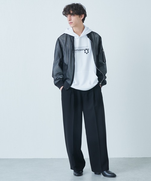 Lui's（ルイス）の「TAKE OVER プリントフーディー（パーカー・メンズ・ホワイト/ブラック/ロイヤルブルー・SMALL/MEDIUM）」の20枚目の写真