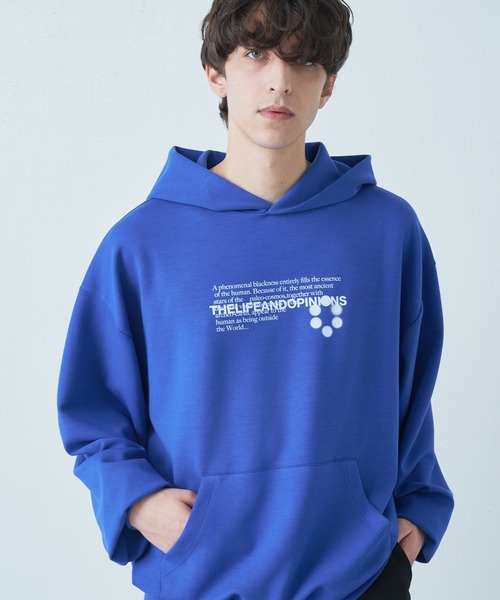 Lui's（ルイス）の「TAKE OVER プリントフーディー（パーカー・メンズ・ホワイト/ブラック/ロイヤルブルー・SMALL/MEDIUM）」の16枚目の写真