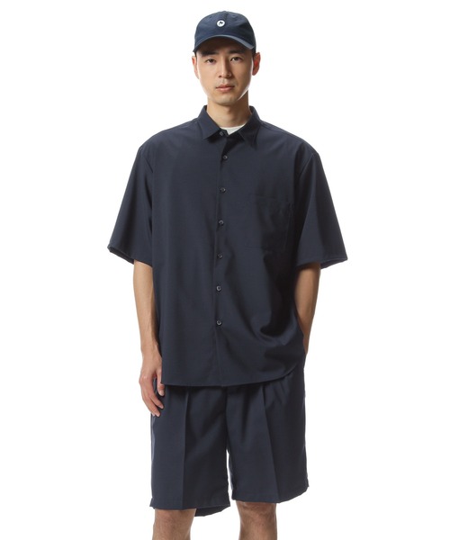 SOPHNET. 2022 S/S サマーウールバギーシャツ&ショーツ　ネイビー 71782472b_b_06_215.jpg