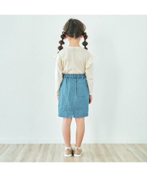 apres les cours(アプレレクール)の「さくらんぼTシャツ(Tシャツ/カットソー・キッズ・ピンク/アイボリー/ミント/ネイビー・100/110/120/90/140/130/80)」の6枚目の写真
