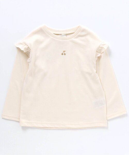 apres les cours(アプレレクール)の「さくらんぼTシャツ(Tシャツ/カットソー・キッズ・ピンク/アイボリー/ミント/ネイビー・100/110/120/90/140/130/80)」の11枚目の写真