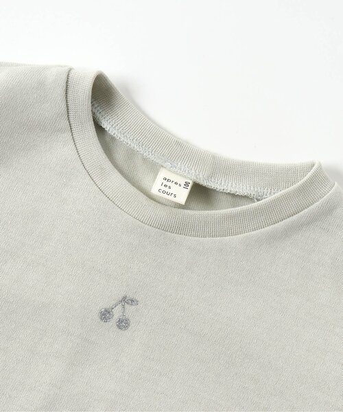 apres les cours(アプレレクール)の「さくらんぼTシャツ(Tシャツ/カットソー・キッズ・ピンク/アイボリー/ミント/ネイビー・100/110/120/90/140/130/80)」の17枚目の写真