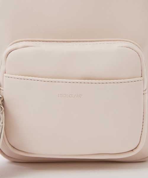 one after another NICE CLAUP(ワンアフターアナザーナイスクラップ)の「ミニポーチ付きミニリュック(バックパック/リュック・レディース・オフホワイト/ブラック・ONE SIZE)」の14枚目の写真