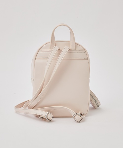 one after another NICE CLAUP(ワンアフターアナザーナイスクラップ)の「ミニポーチ付きミニリュック(バックパック/リュック・レディース・オフホワイト/ブラック・ONE SIZE)」の17枚目の写真