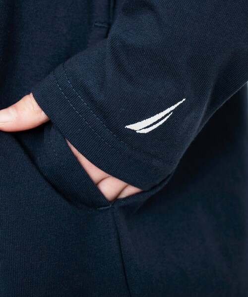 NAUTICA（ノーティカ）の「【NAUTICA/ノーティカ】フットボール長袖ワンピース（ワンピース・キッズ・ベージュ/ネイビー・130/150/140/120）」の17枚目の写真