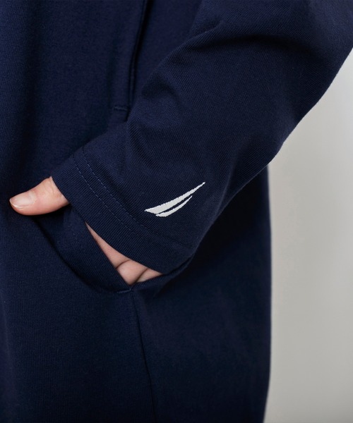 NAUTICA（ノーティカ）の「【NAUTICA/ノーティカ】フットボール長袖ワンピース（ワンピース・キッズ・ベージュ/ネイビー・130/150/140/120）」の20枚目の写真