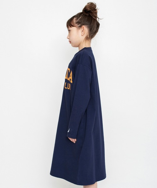 NAUTICA（ノーティカ）の「【NAUTICA/ノーティカ】フットボール長袖ワンピース（ワンピース・キッズ・ベージュ/ネイビー・130/150/140/120）」の15枚目の写真