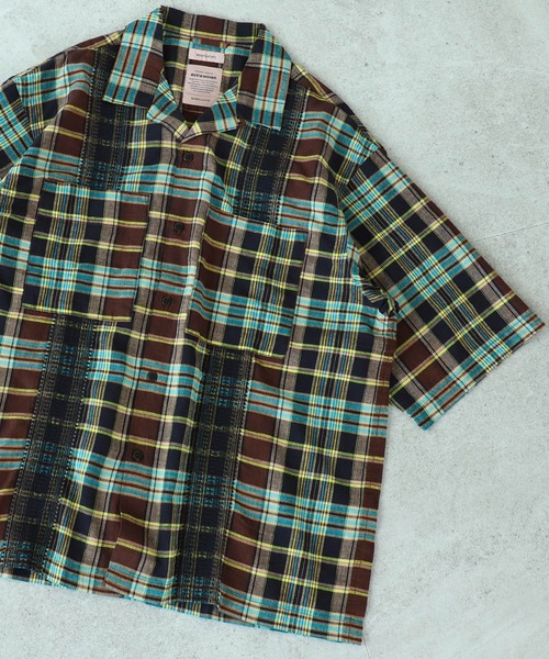 BEAMS LIGHTS（ビームスライツ）の「BEAMS LIGHTS / エクストラウーブン マドラス 半袖シャツ（シャツ/ブラウス・メンズ・その他1/その他・M/L/S）」の2枚目の写真