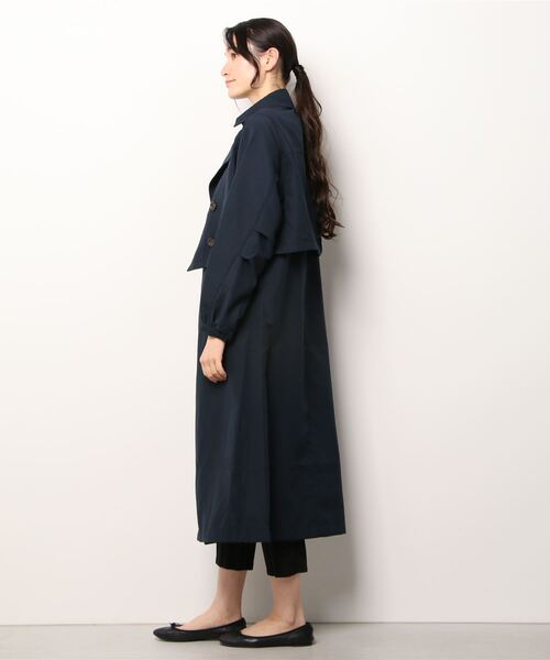 AS KNOW AS plus（アズノゥアズプラス）の「●マルチWAYにトレンチコート（トレンチコート・レディース・ベージュ/ネイビー/カーキ・FREE）」の15枚目の写真