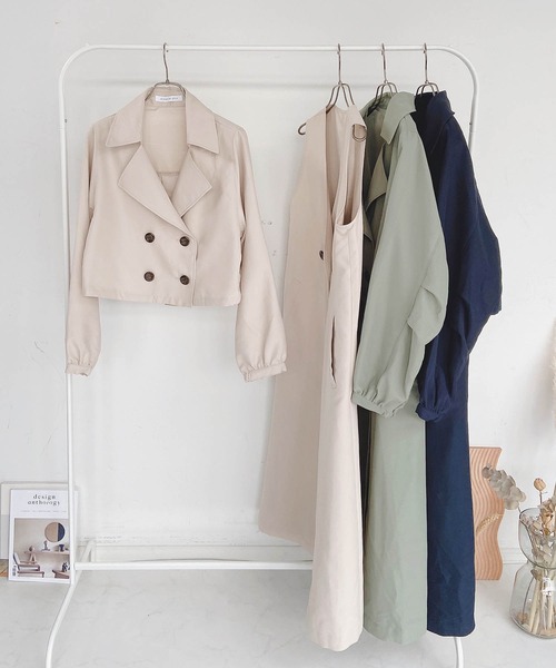 AS KNOW AS plus（アズノゥアズプラス）の「●マルチWAYにトレンチコート（トレンチコート・レディース・ベージュ/ネイビー/カーキ・FREE）」の8枚目の写真