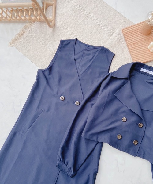 AS KNOW AS plus（アズノゥアズプラス）の「●マルチWAYにトレンチコート（トレンチコート・レディース・ベージュ/ネイビー/カーキ・FREE）」の13枚目の写真