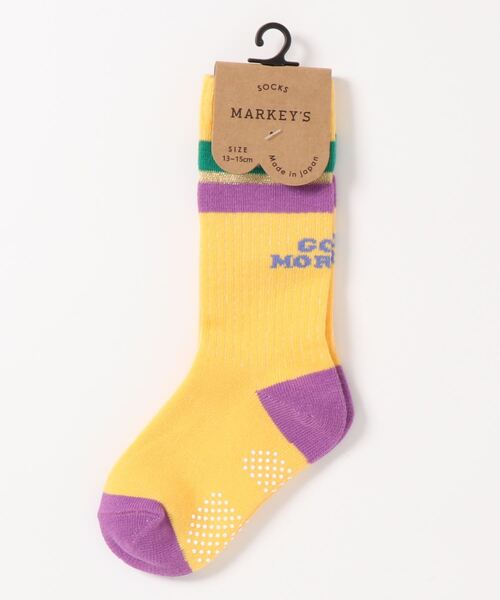 MARKEY'S（マーキーズ）の「【別注】ラインソックス（baby/13～15cm）（ソックス/靴下・キッズ・ホワイト/レッド/イエロー/ブルー・13-15cm）」の15枚目の写真