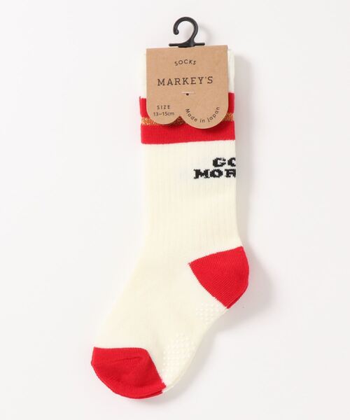 MARKEY'S（マーキーズ）の「【別注】ラインソックス（baby/13～15cm）（ソックス/靴下・キッズ・ホワイト/レッド/イエロー/ブルー・13-15cm）」の13枚目の写真