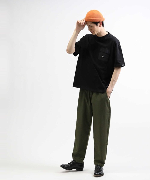 CAMP7（キャンプセブン）の「【CAMP7】ナイロンポケットＴシャツ（Tシャツ/カットソー・メンズ・ベージュ/ホワイト/ブラック/ブルー・XL/S/L/M）」の7枚目の写真