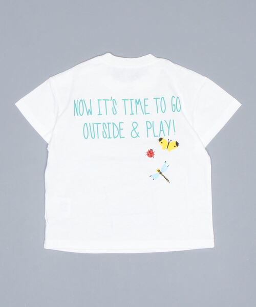 kladskap（クレードスコープ）の「サコッシュ風半袖Tシャツ（Tシャツ/カットソー・キッズ・ネイビー/オフホワイト/チェリーピンク・100cm/90cm/120cm/110cm/80ｃｍ/130cm）」の6枚目の写真