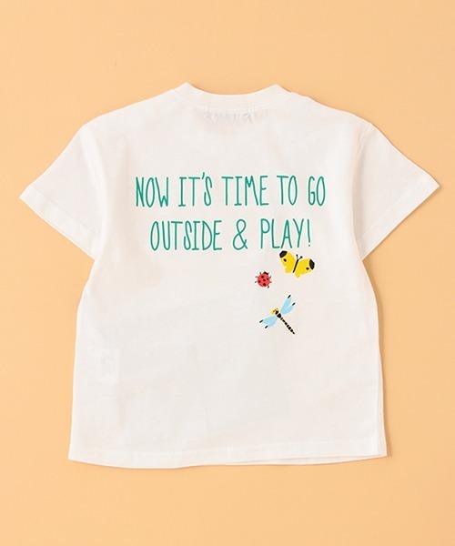 kladskap（クレードスコープ）の「サコッシュ風半袖Tシャツ（Tシャツ/カットソー・キッズ・ネイビー/オフホワイト/チェリーピンク・100cm/90cm/120cm/110cm/80ｃｍ/130cm）」の7枚目の写真