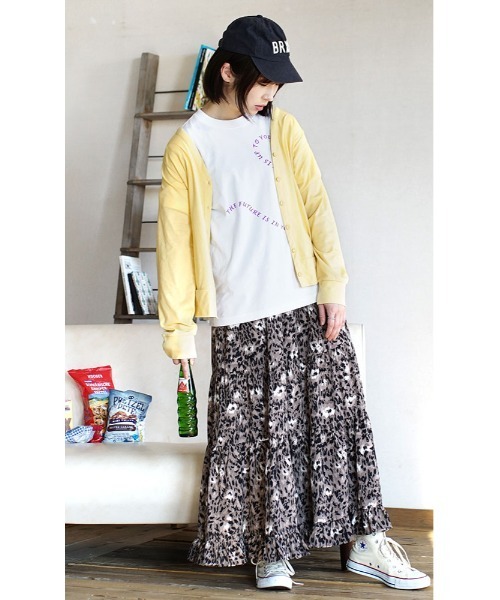 zootie（ズーティー）の「さらっと薄手で快適 UVカットカーディガン（カーディガン/ボレロ・レディース・ネイビー/杢グレー/ライトブルー/オフホワイト/ライトイエロー/ベージュ/ライトカーキ/ブラック/モカ/スモークピンク/ラベンダー/ミント・L-XL/M-L）」の21枚目の写真