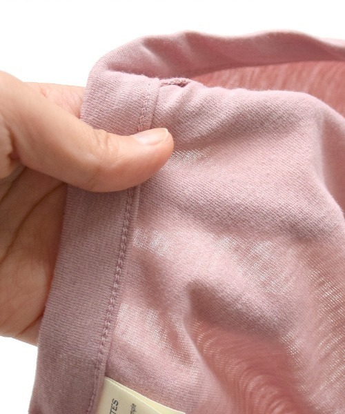 zootie（ズーティー）の「さらっと薄手で快適 UVカットカーディガン（カーディガン/ボレロ・レディース・ネイビー/杢グレー/ライトブルー/オフホワイト/ライトイエロー/ベージュ/ライトカーキ/ブラック/モカ/スモークピンク/ラベンダー/ミント・L-XL/M-L）」の18枚目の写真