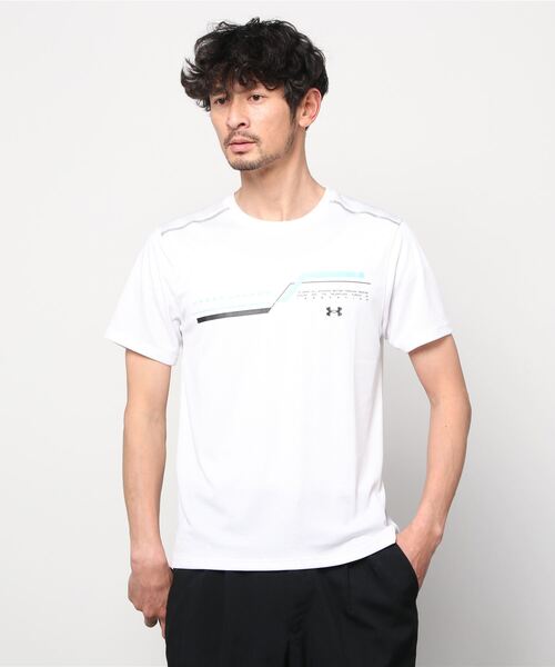 UNDER ARMOUR(アンダーアーマー)の「UAスピードストライド メッシュ ショートスリーブ Tシャツ グラフィック(ランニング/メンズ)(Tシャツ/カットソー・メンズ・ブラック/ホワイト・S/3XL/L/XXL/XL/M)」の3枚目の写真