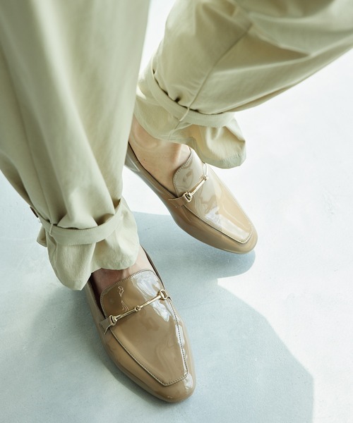 ROPE'(ロペ)の「【晴雨兼用】レインビットローファー(レインシューズ・レディース・ブラック/ベージュ系その他・36/37/36.5/37.5/35.5)」の2枚目の写真