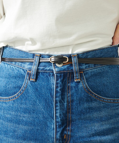 SHENERY（シーナリー）の「レザー細ベルト（ベルト・レディース・ブラック/ベージュ/シルバー・FREE）」の10枚目の写真