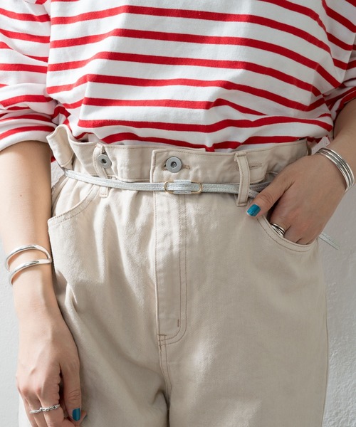 SHENERY（シーナリー）の「レザー細ベルト（ベルト・レディース・ブラック/ベージュ/シルバー・FREE）」の11枚目の写真