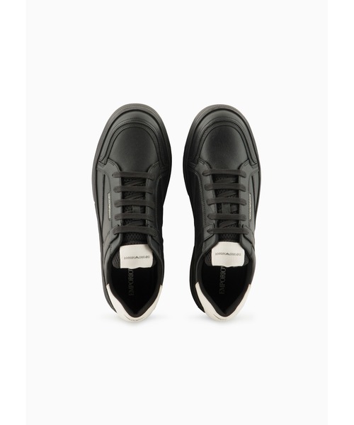 EMPORIO ARMANI（エンポリオアルマーニ）の「【エンポリオ アルマーニ】スニーカー ハンマードレザー製（スニーカー・メンズ・ブルー系その他/ブラック系その他/アイボリー・8/9/7/6.5/7.5/8.5/6/9.5）」の21枚目の写真