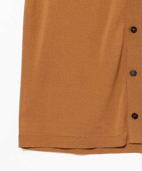 International Gallery BEAMS（インターナショナルギャラリービームス）の「ROBERTO COLLINA / フルボタン ショートスリーブポロ（ポロシャツ・メンズ・オリーブ/カーキ/ブルー・44/46/48）」の10枚目の写真