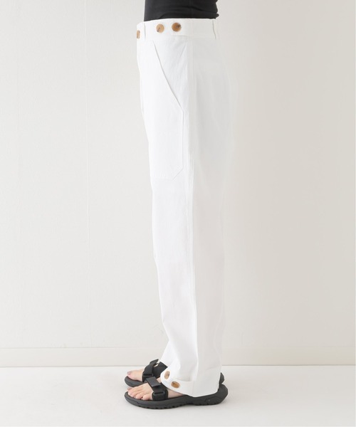 JOURNAL STANDARD relume SELECT(ジャーナルスタンダードレリュームセレクト)の「【MIJEONG PARK/ミジョン・パーク】CROPPED WORKWEAR PANTS:パンツ(その他パンツ・レディース・ホワイト・X-SMALL/SMALL)」の5枚目の写真