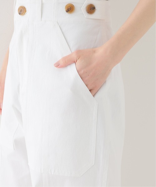 JOURNAL STANDARD relume SELECT(ジャーナルスタンダードレリュームセレクト)の「【MIJEONG PARK/ミジョン・パーク】CROPPED WORKWEAR PANTS:パンツ(その他パンツ・レディース・ホワイト・X-SMALL/SMALL)」の10枚目の写真