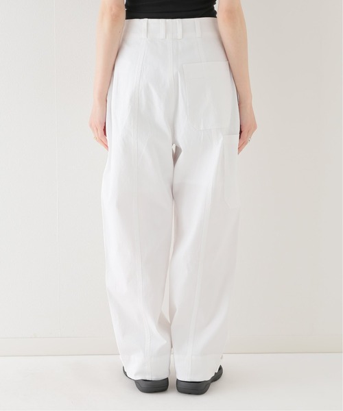 JOURNAL STANDARD relume SELECT(ジャーナルスタンダードレリュームセレクト)の「【MIJEONG PARK/ミジョン・パーク】CROPPED WORKWEAR PANTS:パンツ(その他パンツ・レディース・ホワイト・X-SMALL/SMALL)」の6枚目の写真