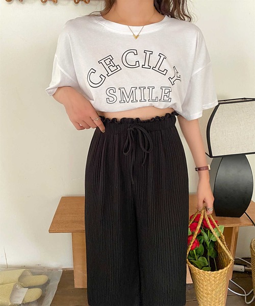 AsRiRe(アスリレイ)の「【AsRiRe】ワイドリブパンツ(その他パンツ・レディース・ブラック/ベージュ/グレー・M)」の8枚目の写真