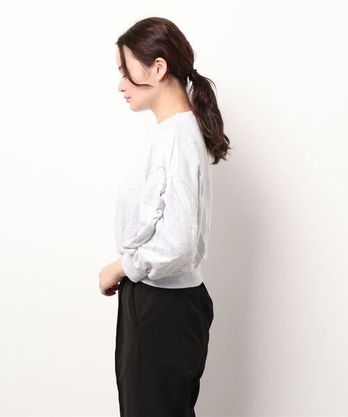 FIG&VIPER（フィグアンドバイパー）の「ボリュームスリーブショートPO（Tシャツ/カットソー・レディース・ライトグレー/ブラック/ライトピンク・FREE）」の4枚目の写真