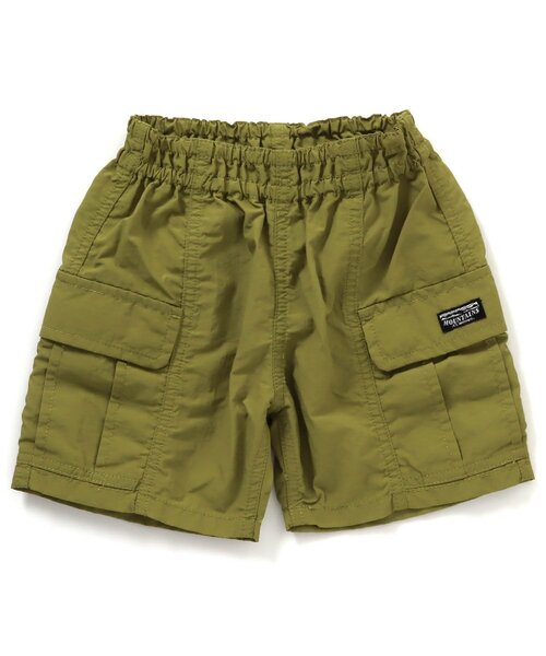 F.O.KIDS（エフオーキッズ）の「サイドポケットショーツ 4分丈（その他パンツ・キッズ・ブラック/シルバー/ライム/ベージュ/ブルー・100/130/90/95/140/80/110/120）」の4枚目の写真