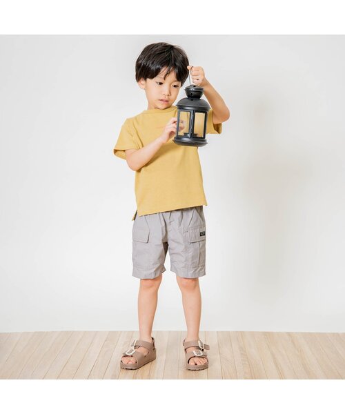 F.O.KIDS（エフオーキッズ）の「サイドポケットショーツ 4分丈（その他パンツ・キッズ・ブラック/シルバー/ライム/ベージュ/ブルー・100/130/90/95/140/80/110/120）」の6枚目の写真