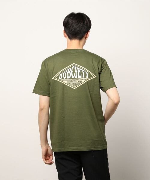 Subciety（サブサエティ）の「UNITY S/S（Tシャツ/カットソー・メンズ・ブラック/ホワイト/オリーブ・MEDIUM/X-LARGE/XX-LARGE/SMALL/LARGE）」の14枚目の写真